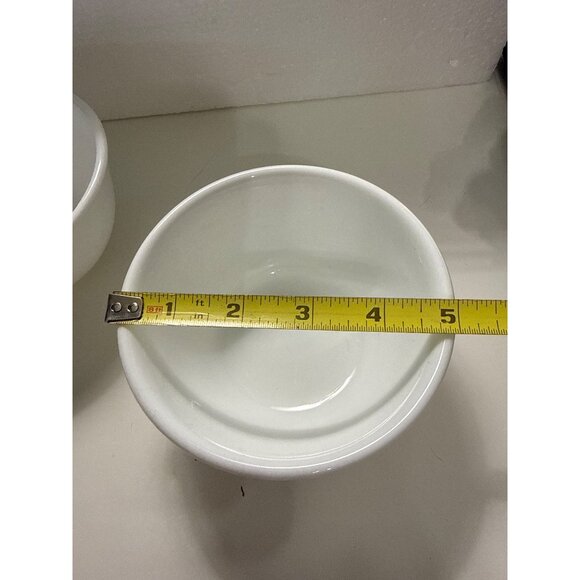 Corelle By Corning Set of 2 White 5 Inch Berry Bowls - Picture 5 of 6